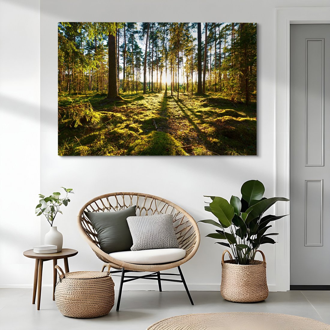 Obraz na płótnie - las, drzewa, natura