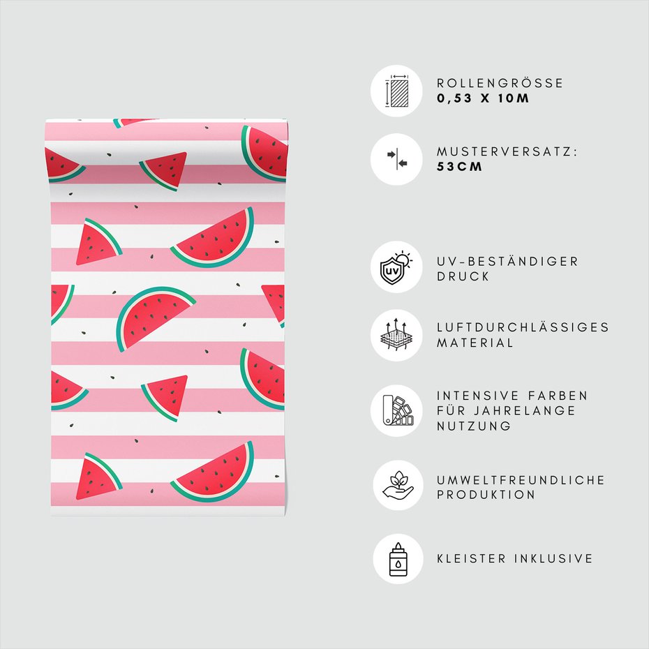 Tapeta - arbuz, owoce, lato