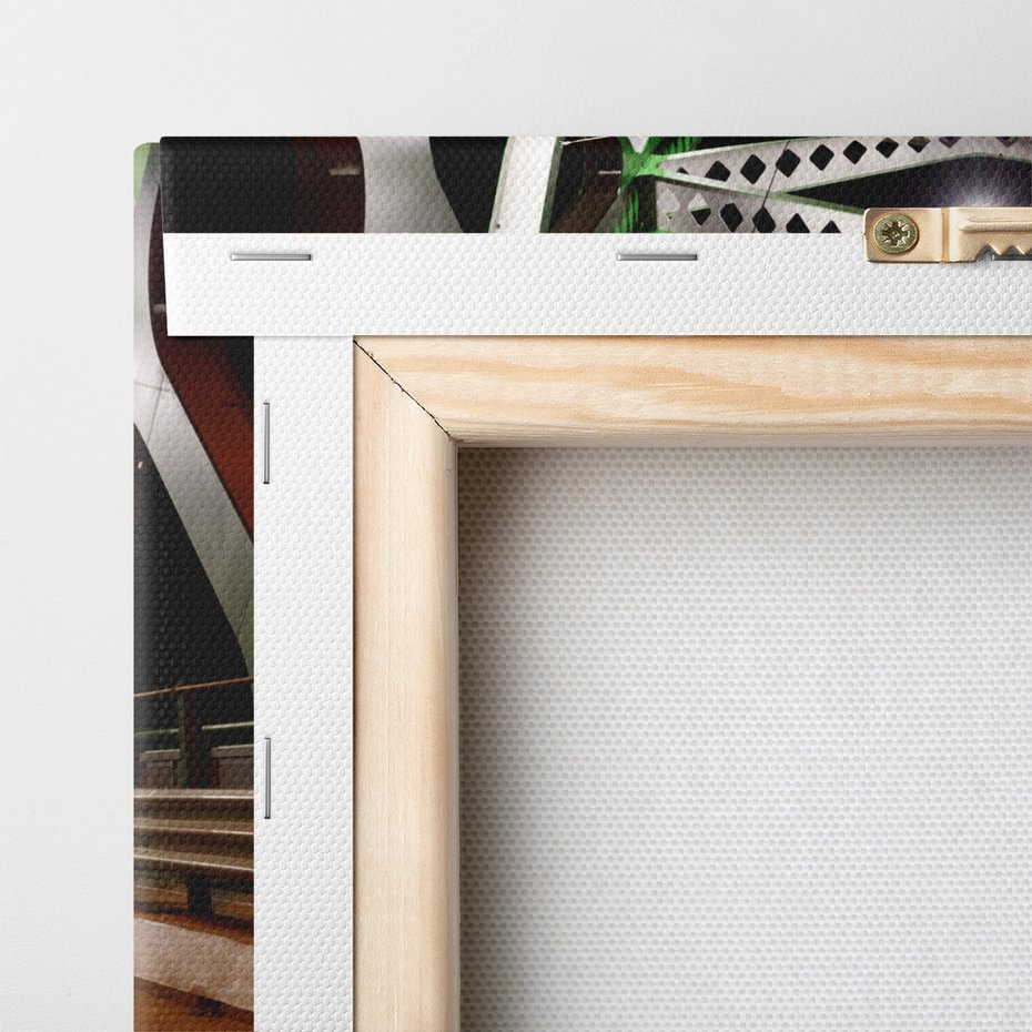 Obraz na płótnie - most, architektura, noc