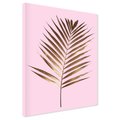 Obraz na płótnie - liść, złoty, roślina