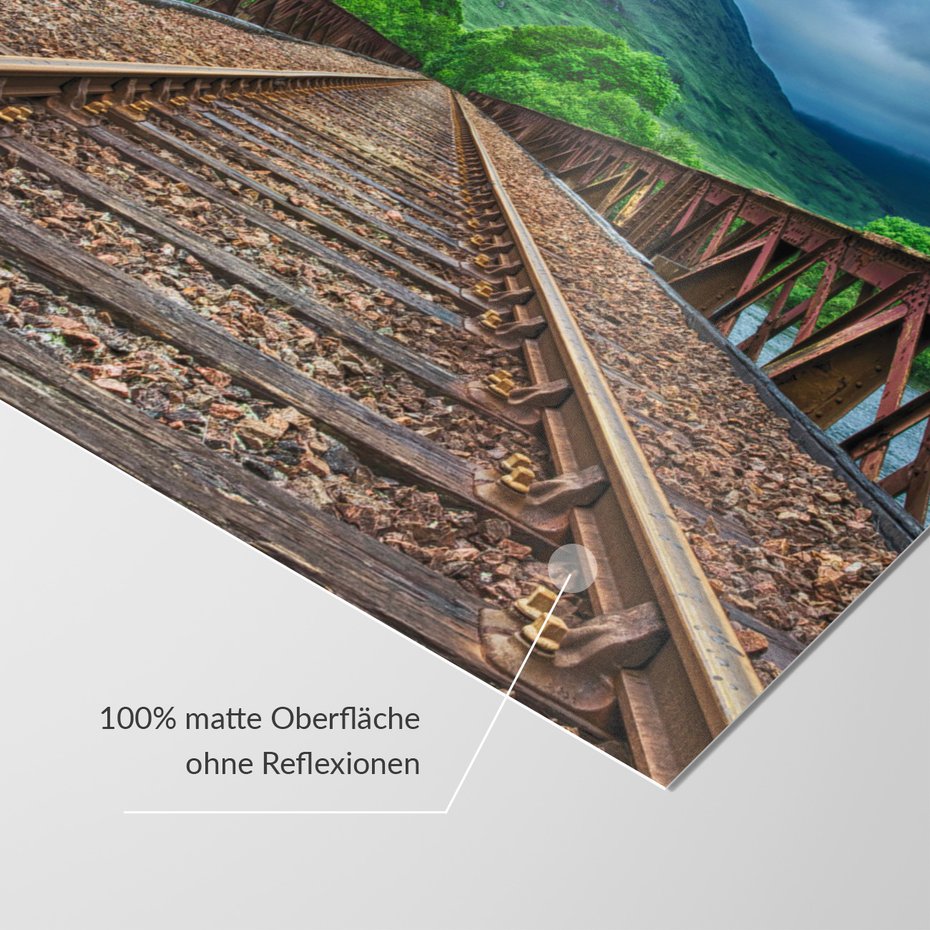 Fototapeta - most, kolej, góry