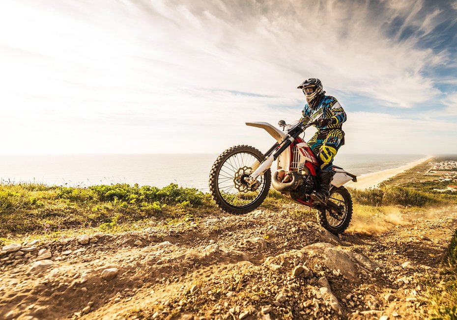 Fototapeta - motocross, sport, plaża