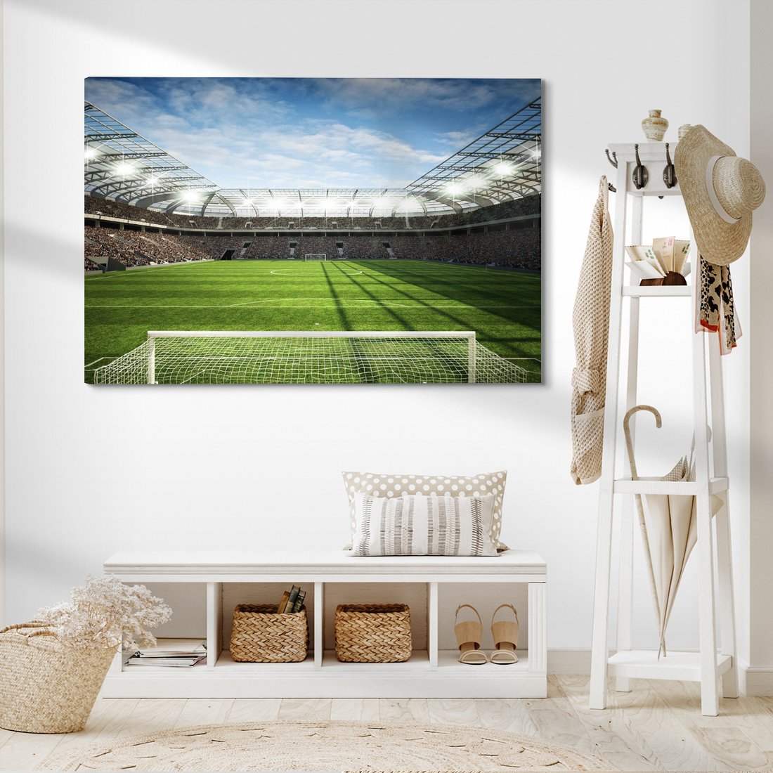 Obraz na płótnie - stadion, piłka nożna, sport