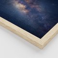 Zestaw obrazy w ramie, plakaty - gwiazdy, noc, galaktyka - rama drewno