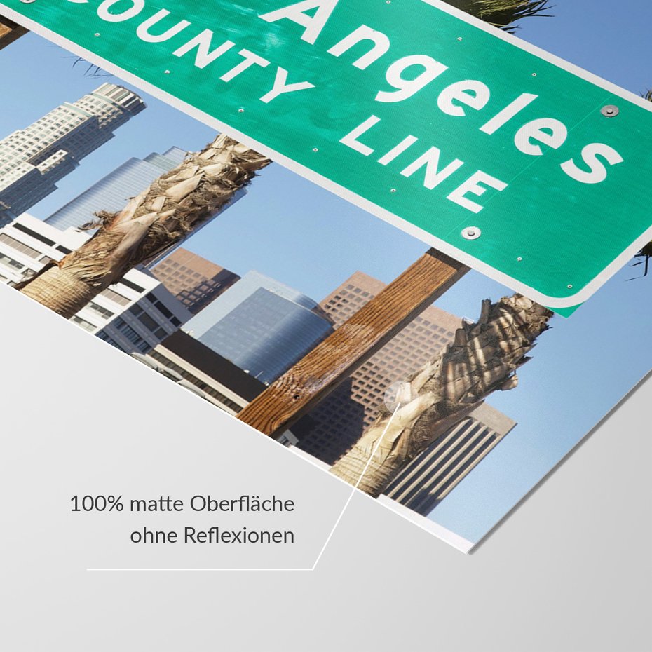 Fototapeta - Los Angeles, tablica, palmy