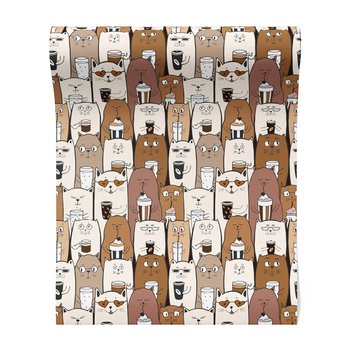 Tapeta - koty, napoje, okulary