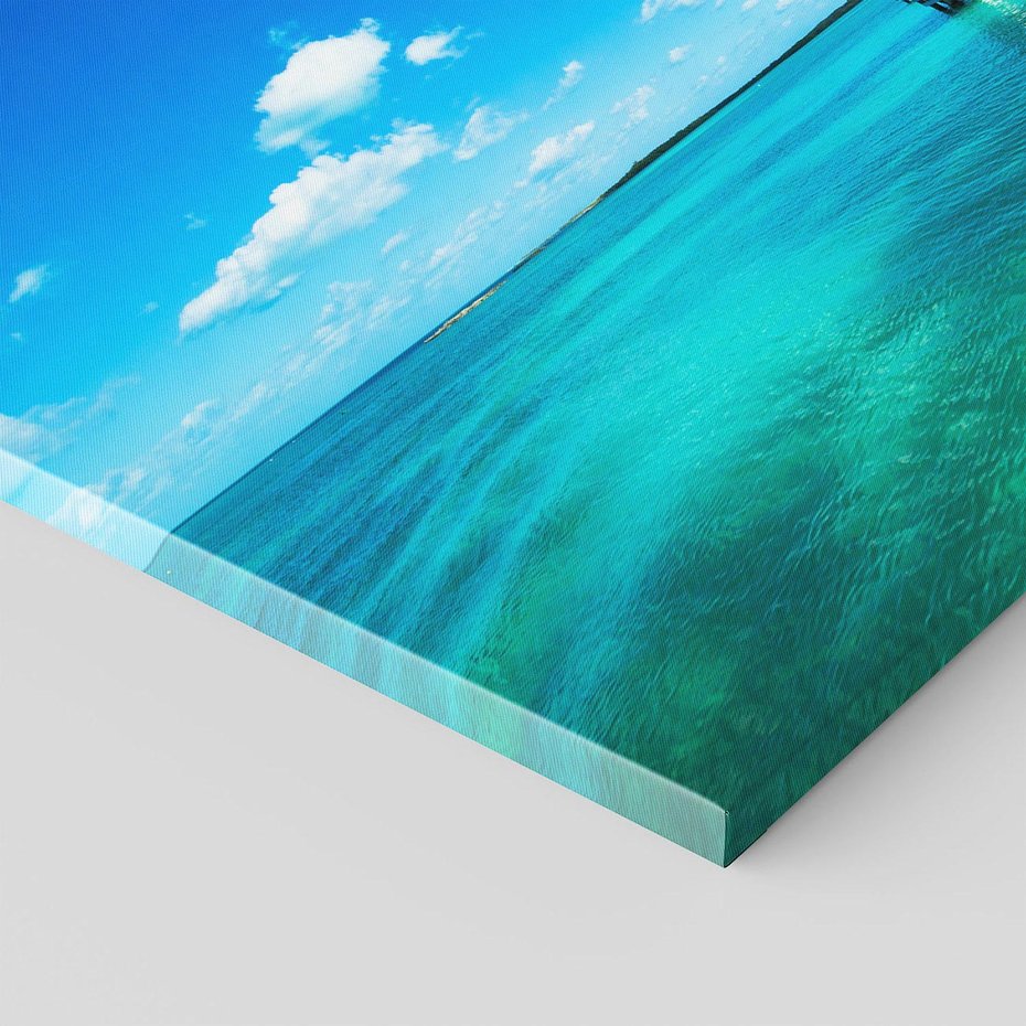 Obraz na płótnie - morze, plaża, pomost