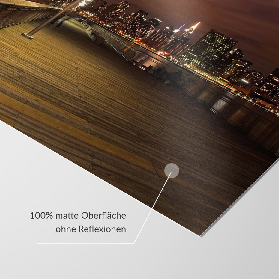 Fototapeta - miasto, noc, molo