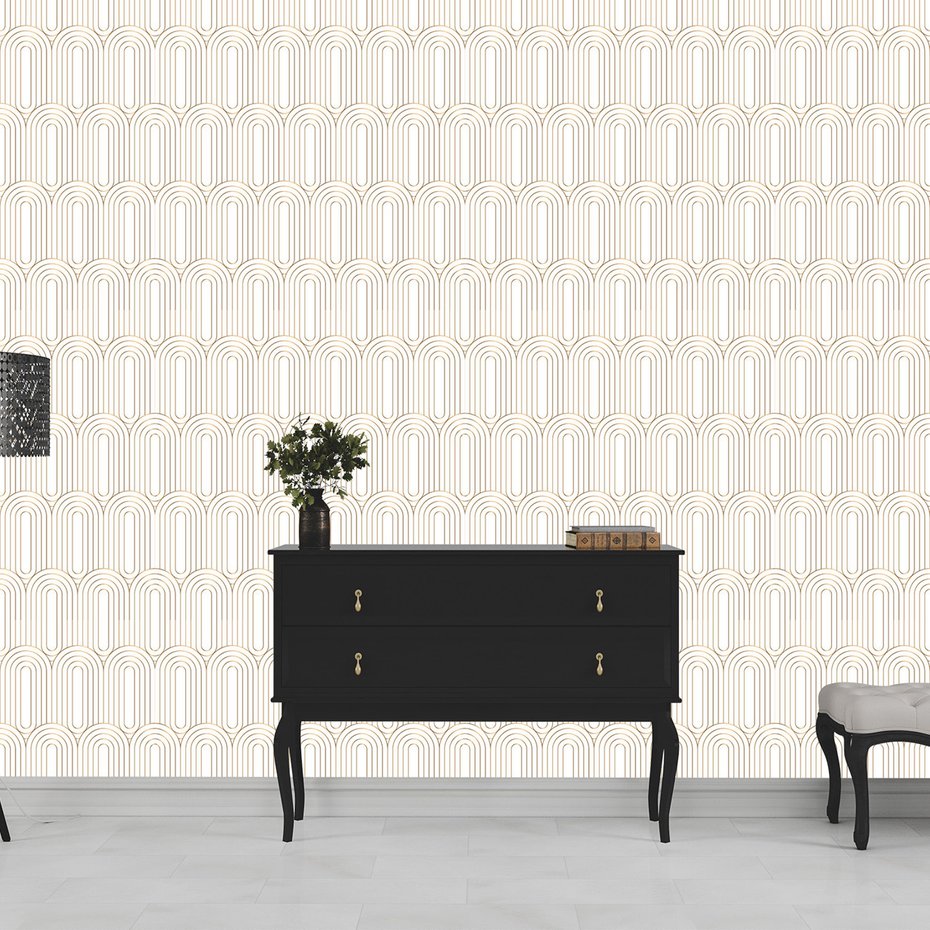 Tapeta - linie, geometria, łuki