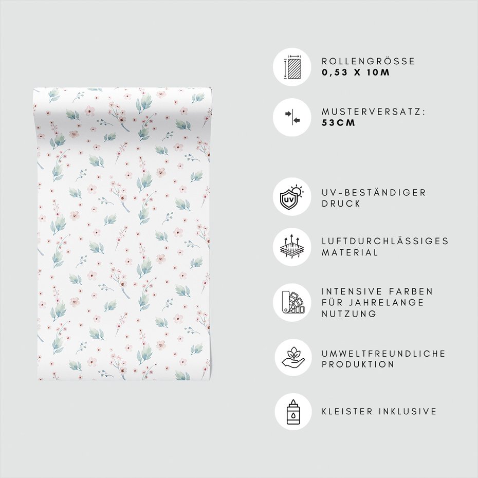 Tapeta - kwiaty, liście, natura