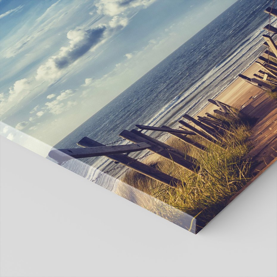 Obraz na płótnie - plaża, morze, niebo