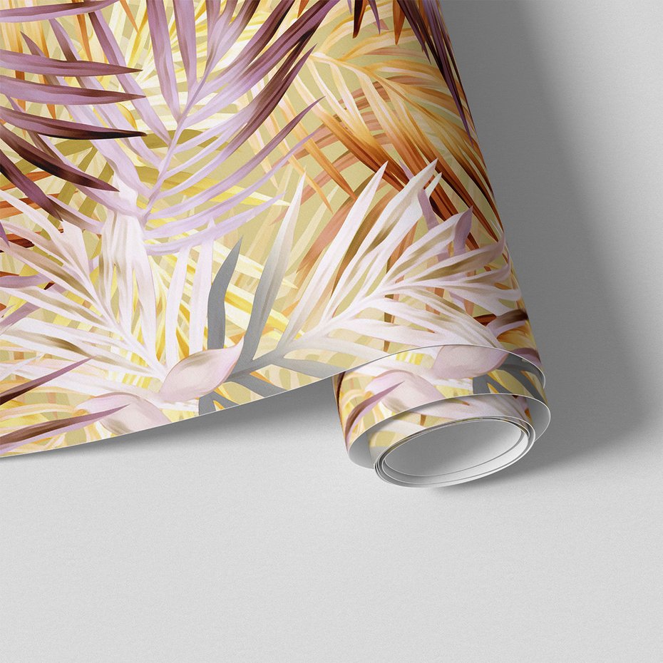 Tapeta - liście, wzór, abstrakcja