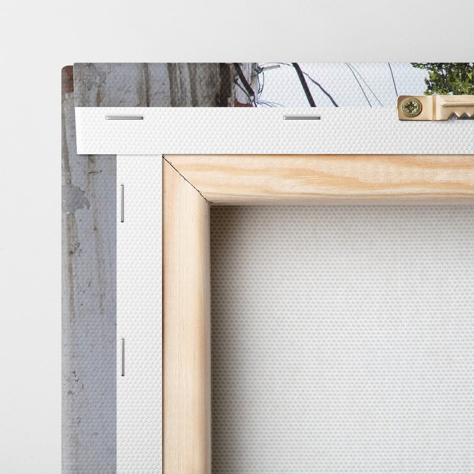 Obraz na płótnie - uliczka, schody, miasto