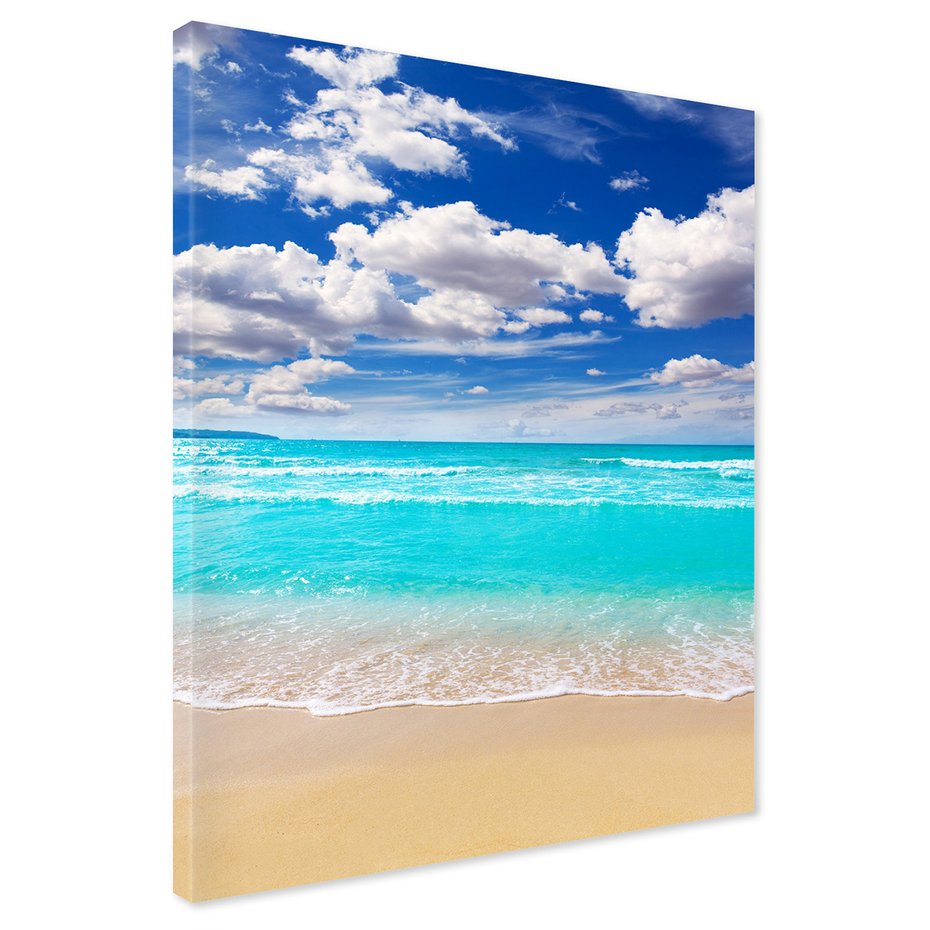 Obraz na płótnie - plaża, morze, piasek