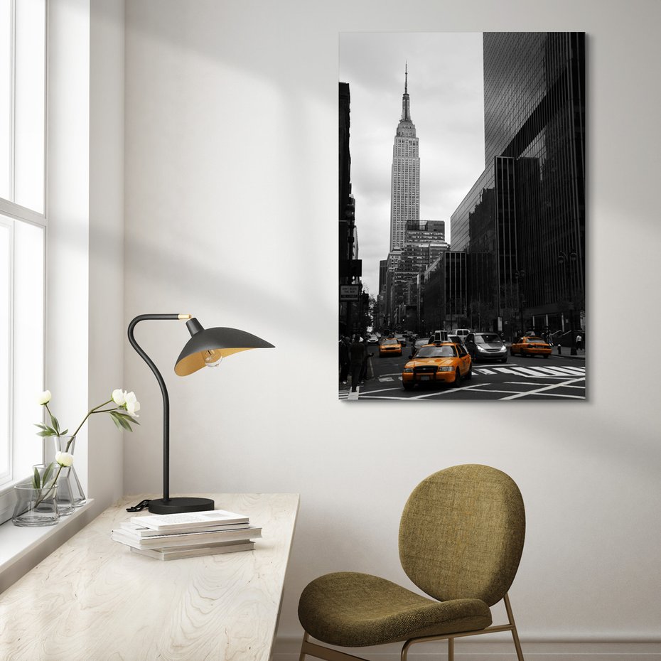 Obraz na płótnie - miasto, ulica, taksówki
