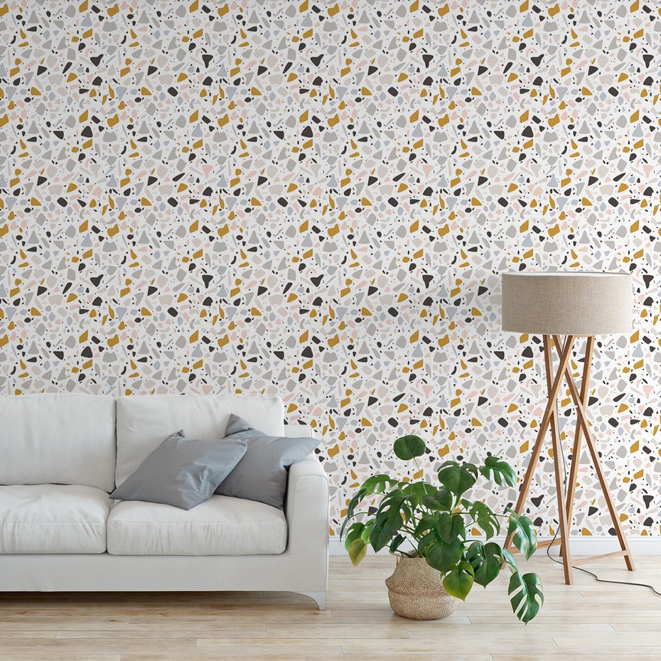 Tapeta - kamień, mozaika, kształt