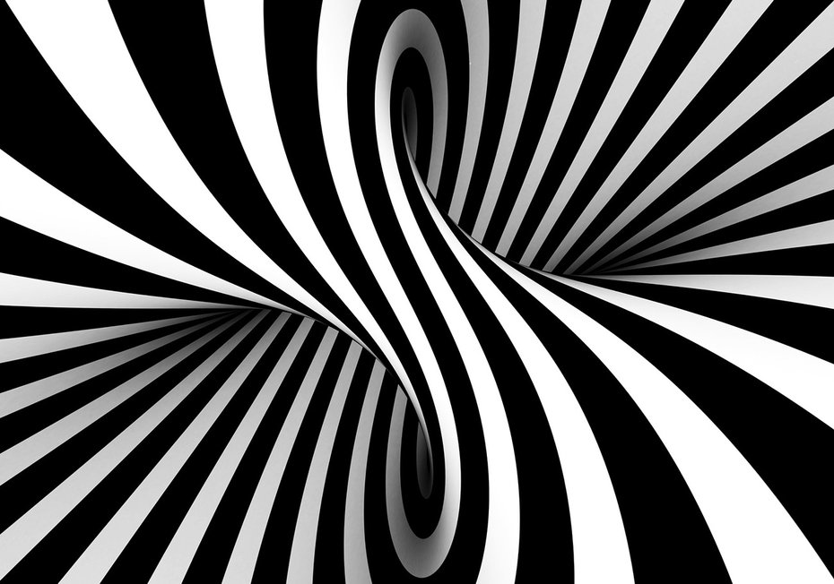 Fototapeta - abstrakcja, iluzja, spirala