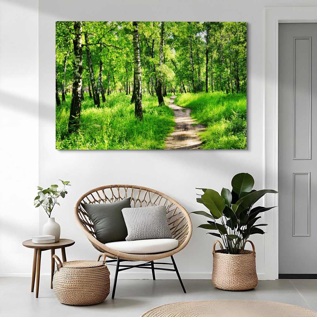 Obraz na płótnie - las, ścieżka, natura