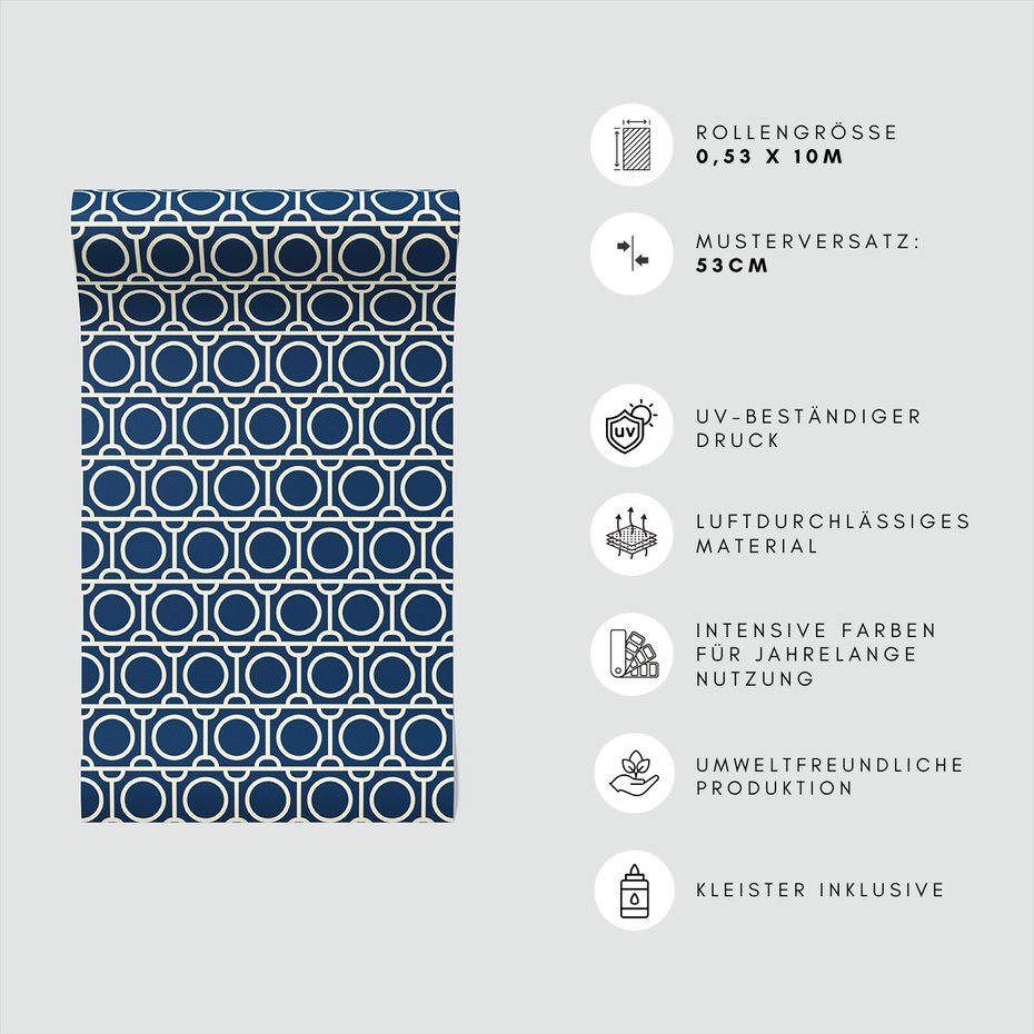 Tapeta - okręgi, linie, tło