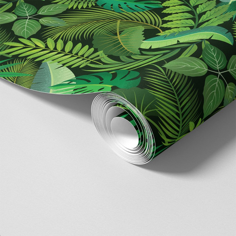 Tapeta - liście, dżungla, roślinność