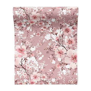 Tapeta - kwiaty, liście, wzór