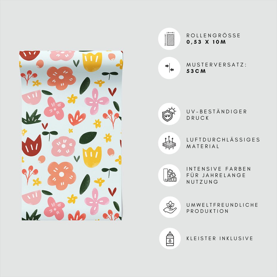 Tapeta - kwiaty, liście, wiosna