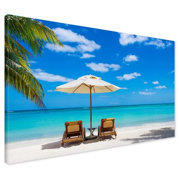 Obraz na płótnie - plaża, morze, relaks