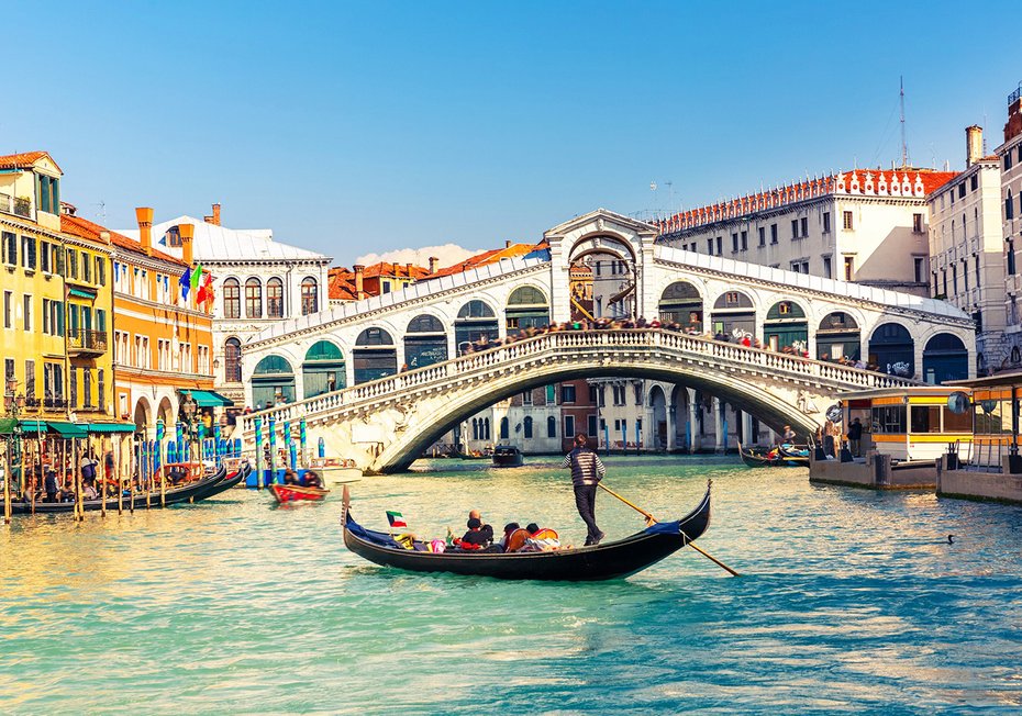Fototapeta - wenecja, most, gondola