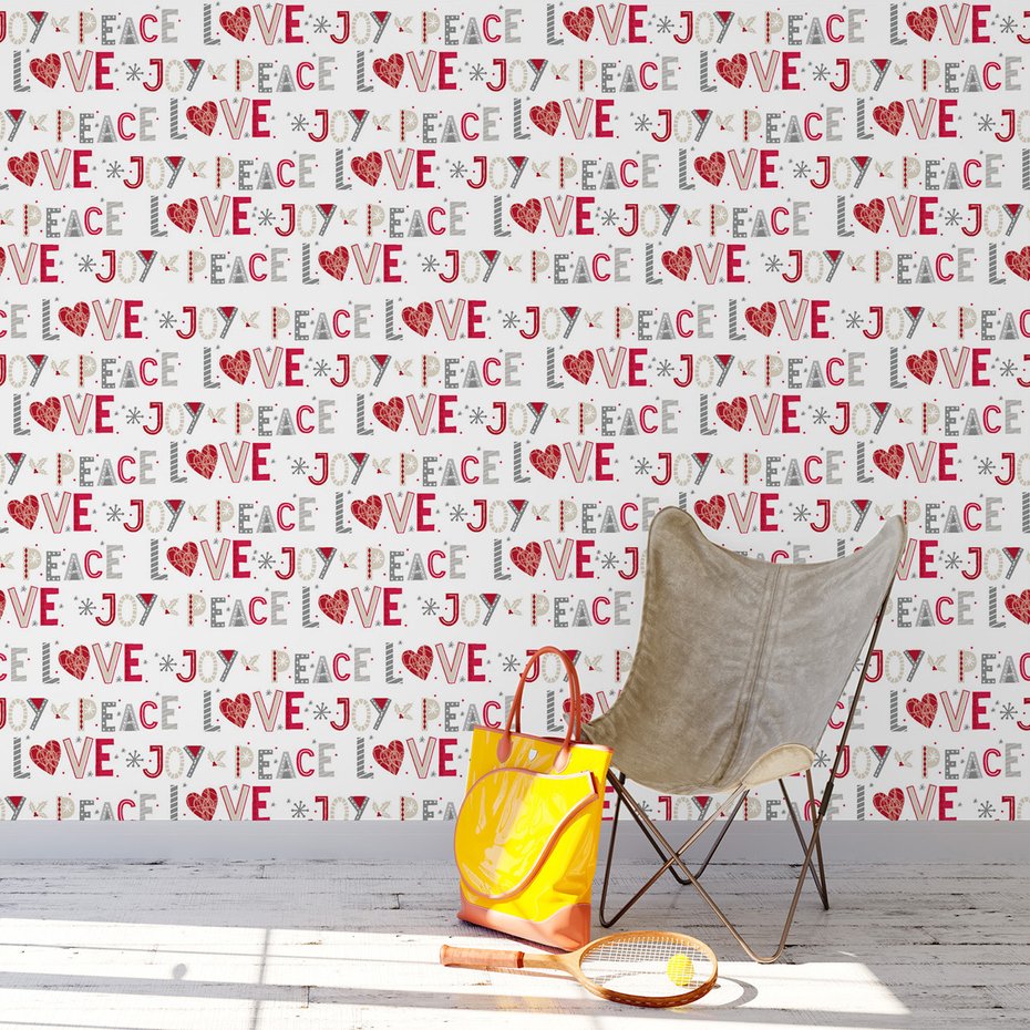 Tapeta - miłość, pokój, radość