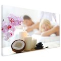 Obraz na płótnie - spa, relaks, kokos