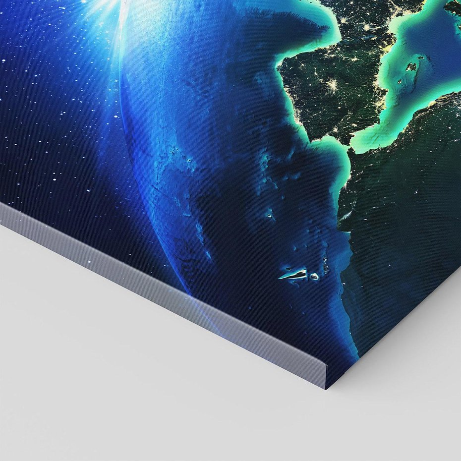 Obraz na płótnie - ziemia, kosmos, noc
