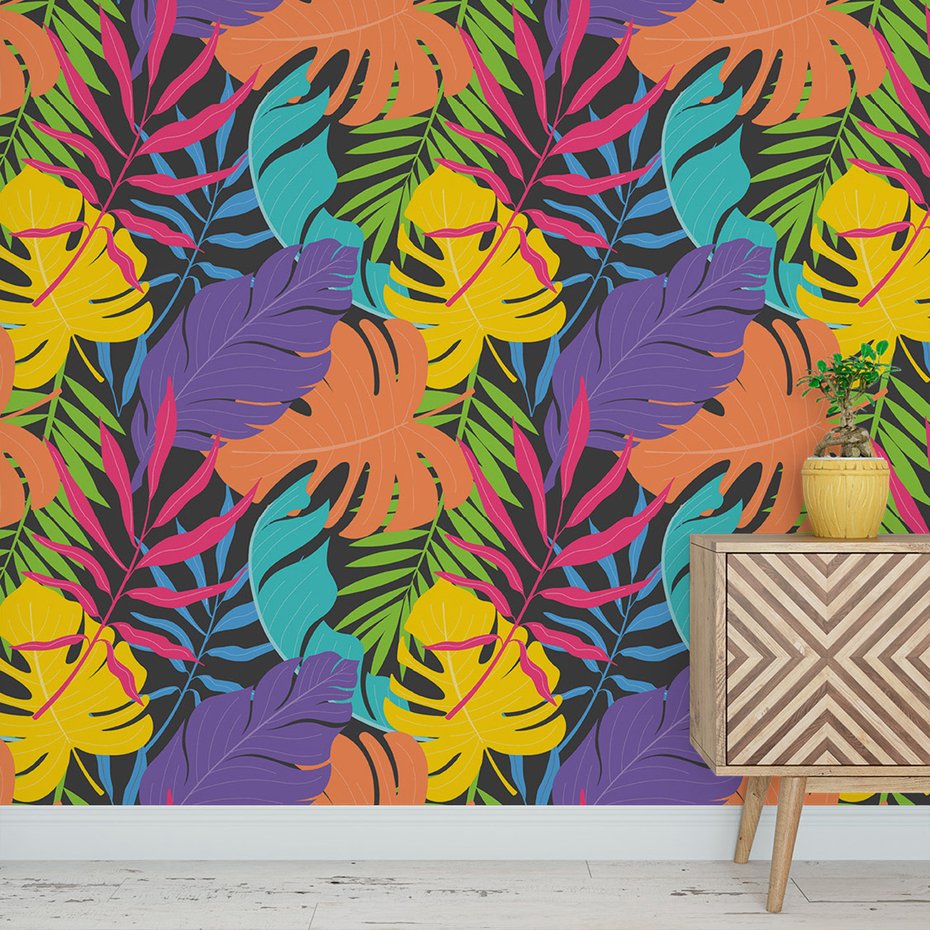 Tapeta - liście, tropiki, roślinność