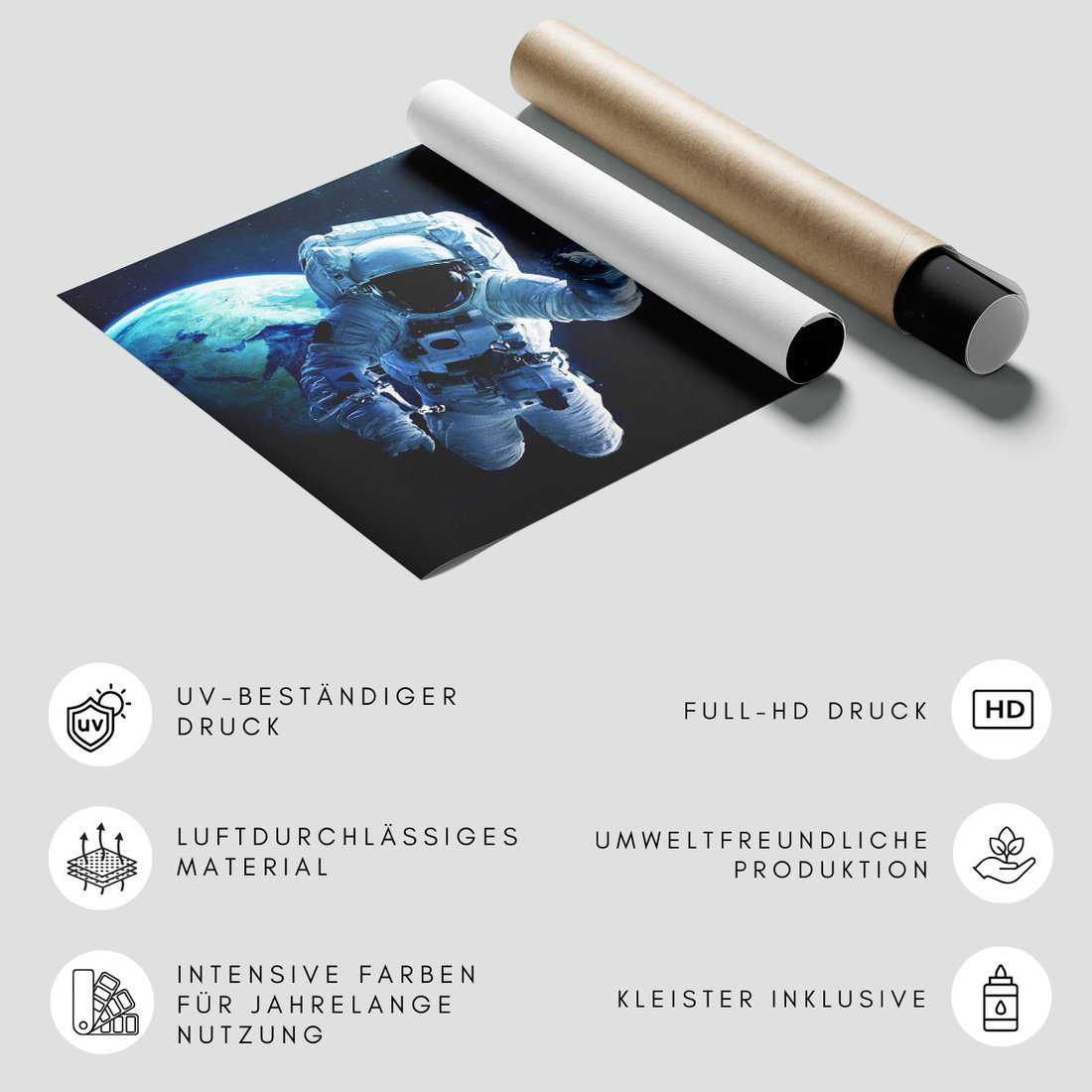 Fototapeta - astronauta, kosmos, przestrzeń