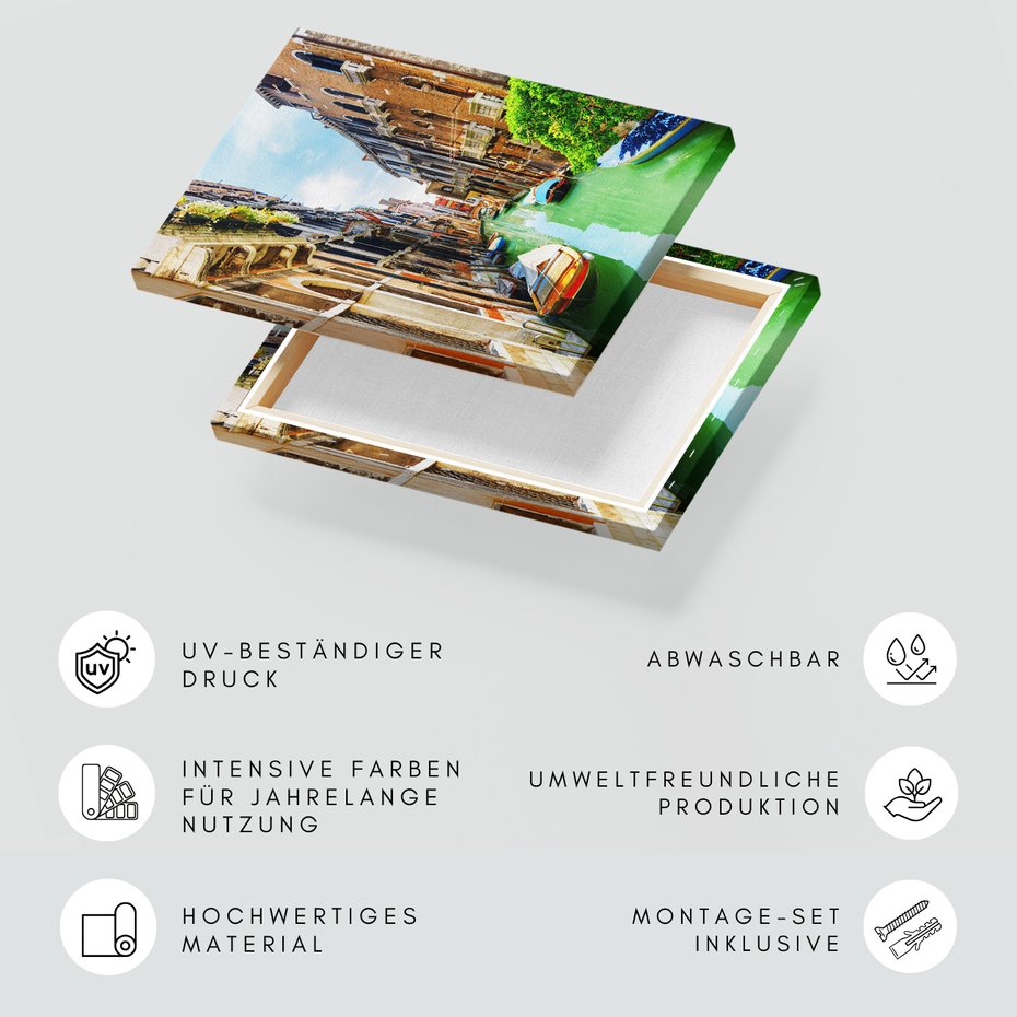 Obraz na płótnie - Wenecja, kanał, miasto