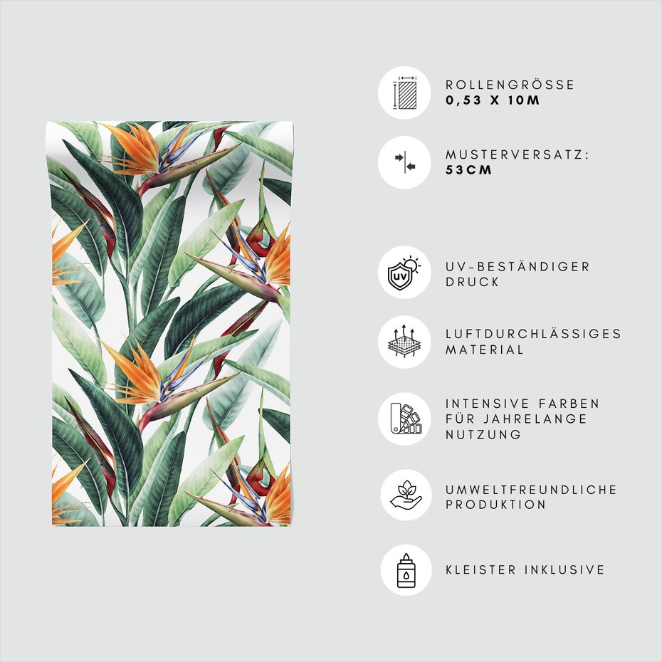 Tapeta - kwiat, liść, tropiki