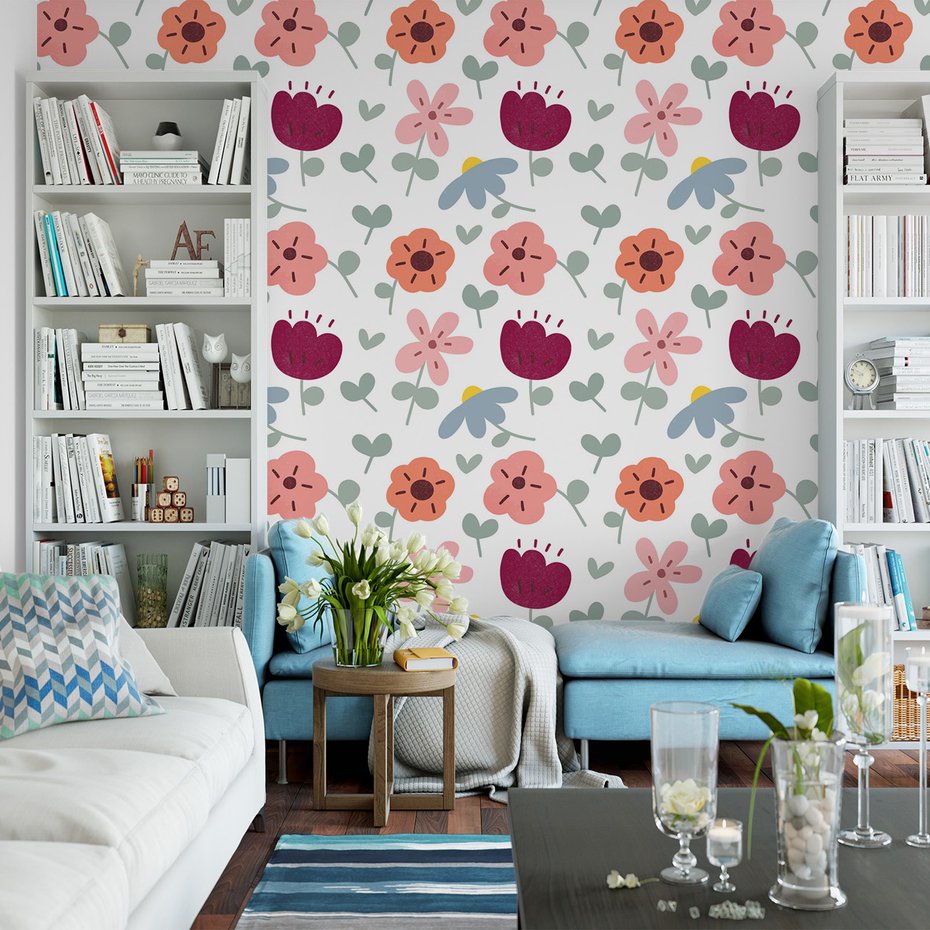 Tapeta - kwiaty, liście, natura