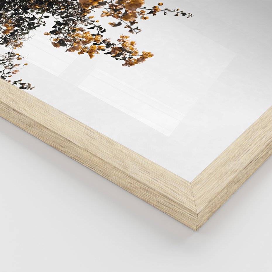 Zestaw obrazy w ramie, plakaty - drzwi, kwiaty, budynki - rama drewno