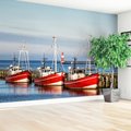Fototapeta - łodzie, morze, port