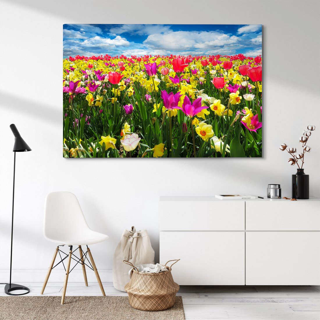 Obraz na płótnie - kwiaty, tulipany, wiosna
