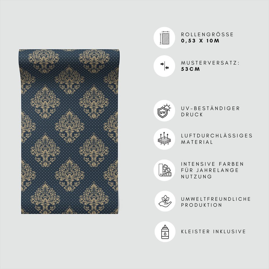 Tapeta - ornament, elegancja, klasyka