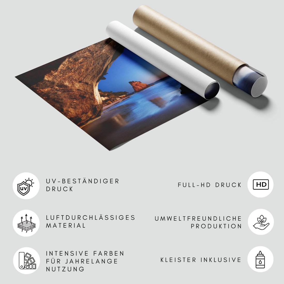 Fototapeta - plaża, morze, skały