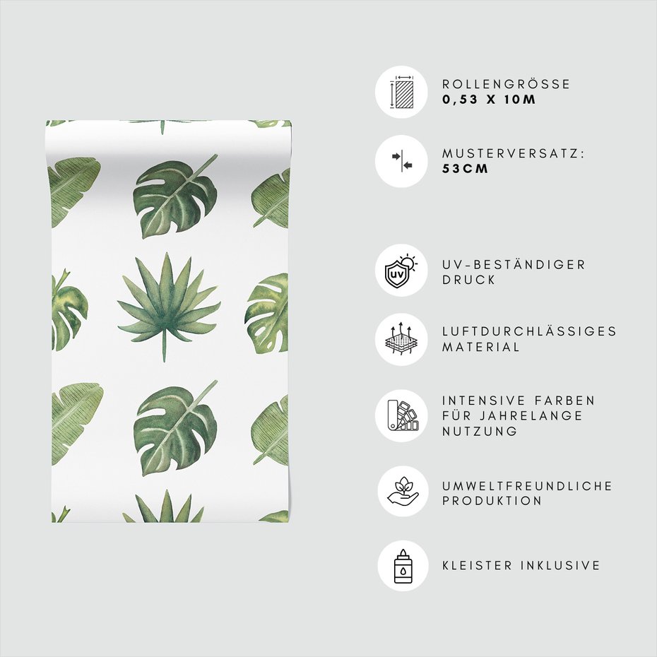 Tapeta - liście, rośliny, tropiki