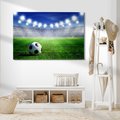 Obraz na płótnie - stadion, piłka nożna, trawa