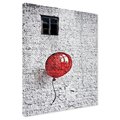 Obraz na płótnie - mur, balon, grafiti
