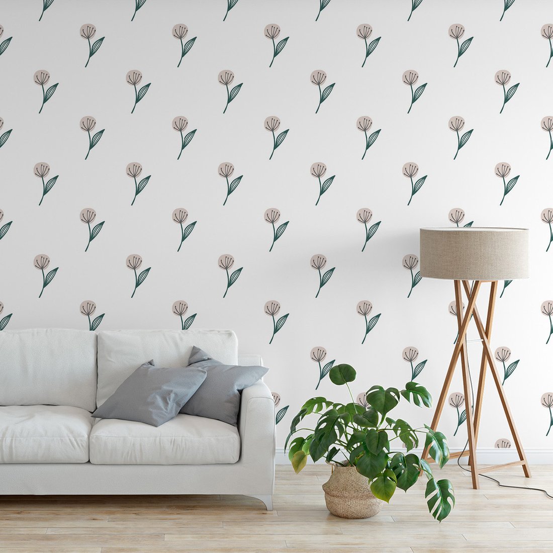 Tapeta - kwiaty, liście, natura