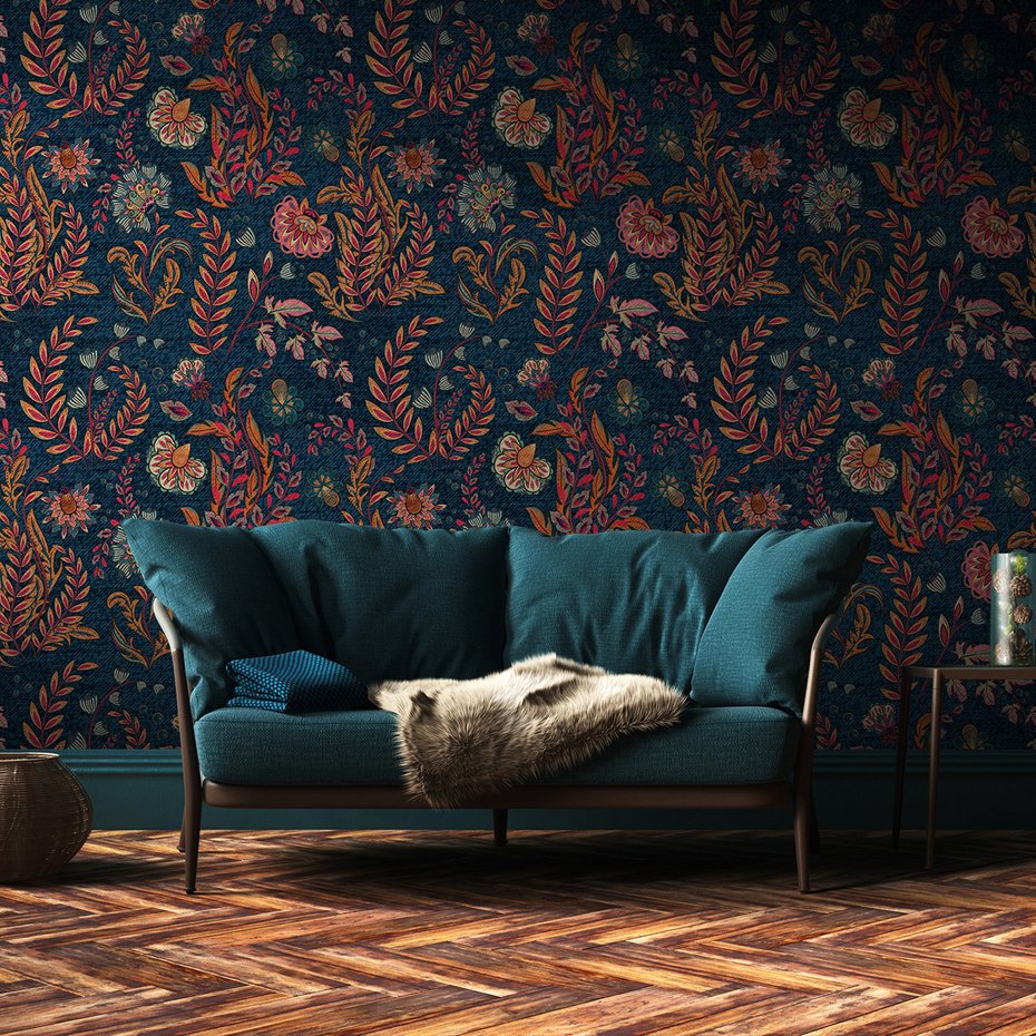 Tapeta - kwiaty, liście, natura