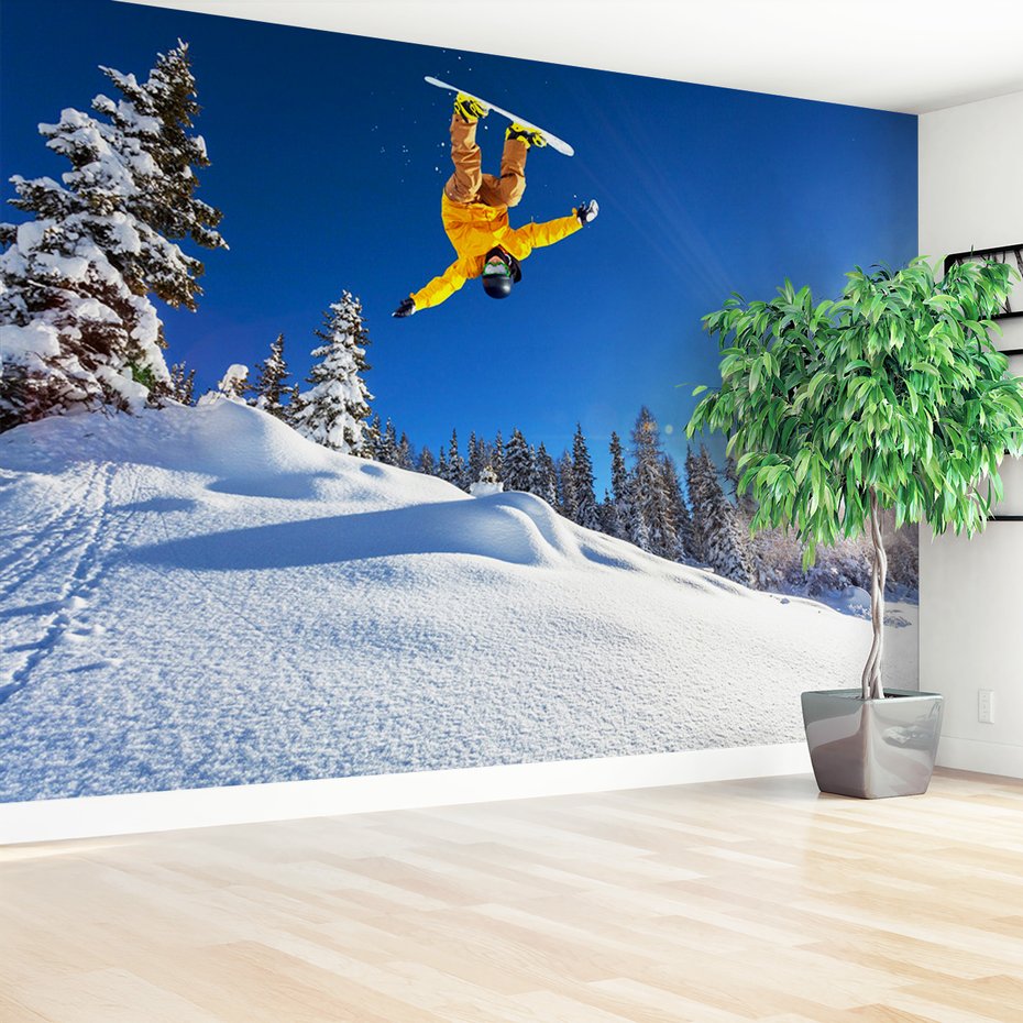 Fototapeta - śnieg, sport, zima