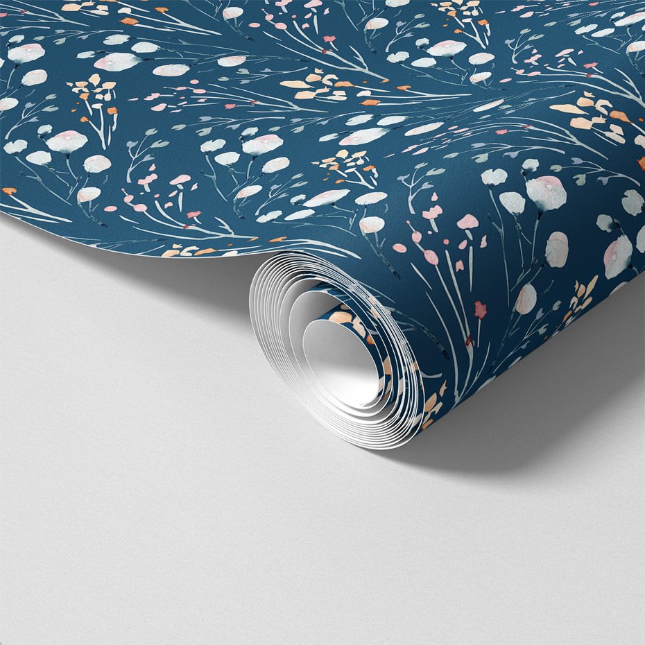 Tapeta - kwiaty, gałązki, natura