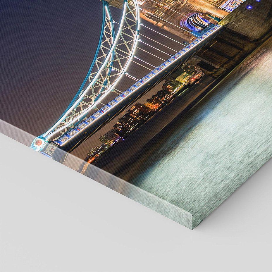 Obraz na płótnie - Tower Bridge, Londyn, noc