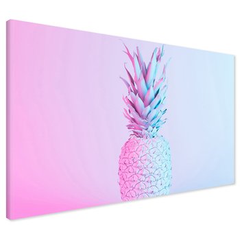 Obraz na płótnie - ananas, pastelowy, owoce